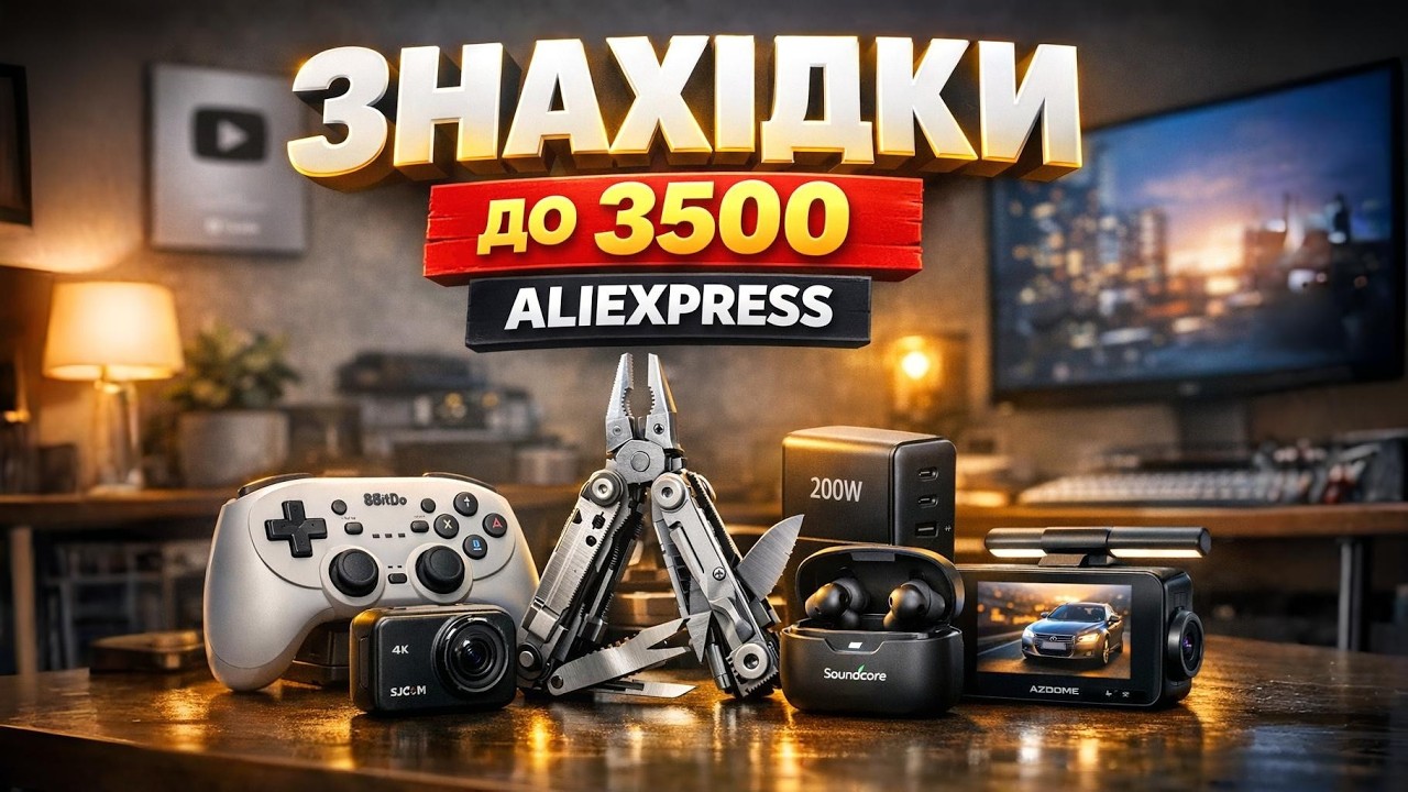 Топ-10 знахідок з AliExpress до 3500 грн 2026 🔥 Реально корисні гаджети без переплат