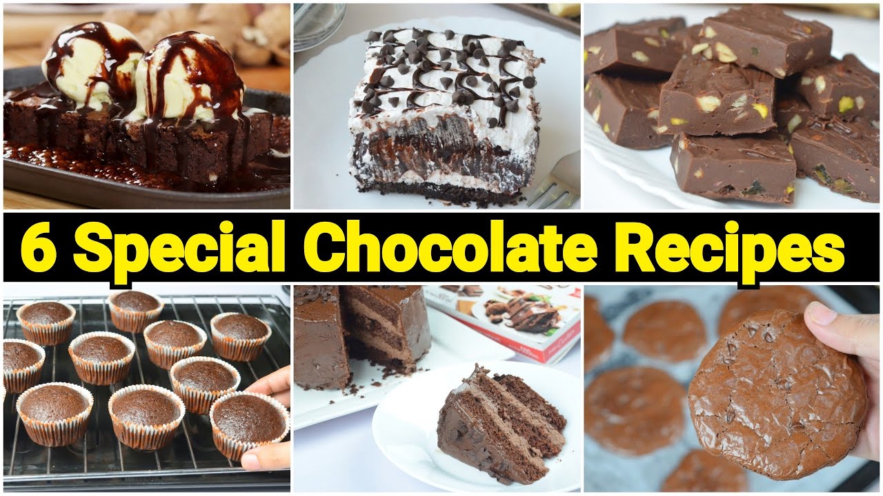 6 Special Chocolate Recipes by (YES I CAN COOK)