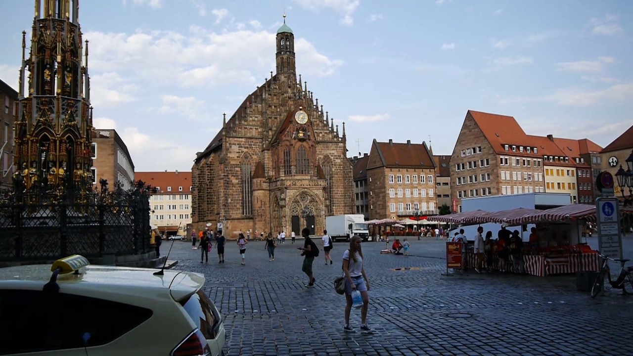 D: Nuremberg (Nürnberg). Bavaria. Germany. Exploring the City Center. August 2017