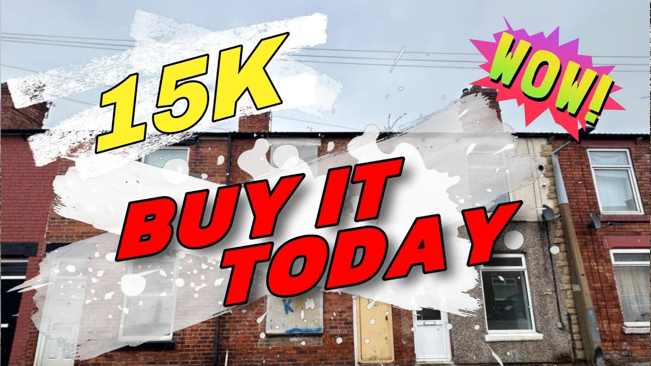 THE CHEAPEST HOUSES IN ENGLAND! GOLDTHORPE 15K FOR A HOUSE BUY IT NOW! LOWEST PRICED HOUSES!