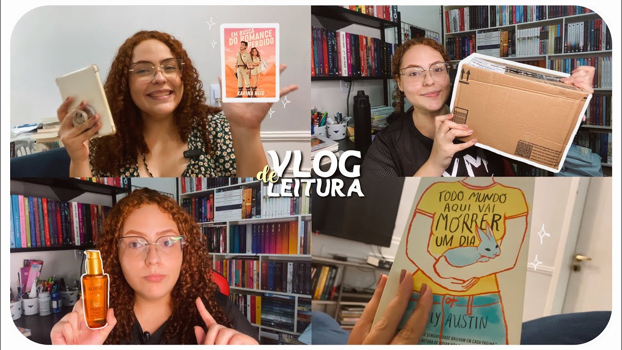 Lendo livros bons + comprinhas| VLOG DE LEITURA