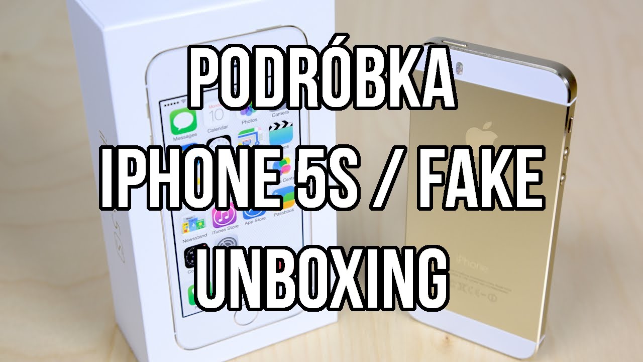 [ Unboxing ] Idealna podróbka iPhone 5S / Fake