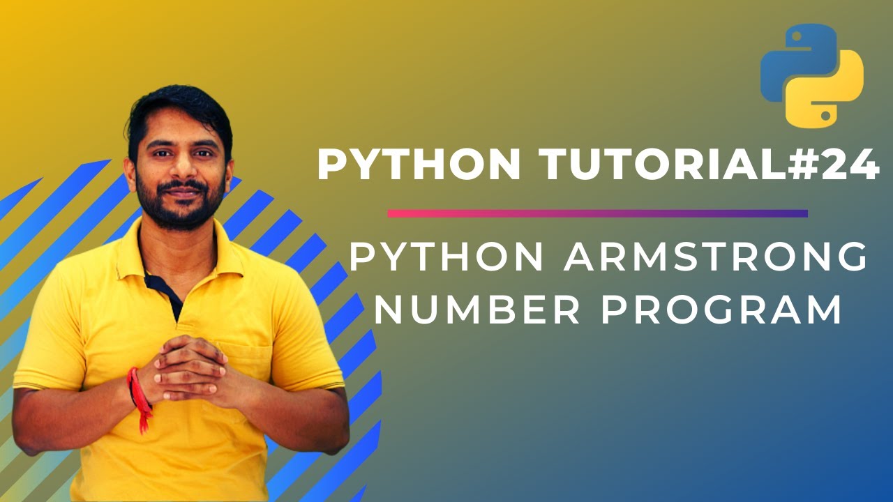 Python Armstrong Number Program (For 3 Digit Number) - In Hindi