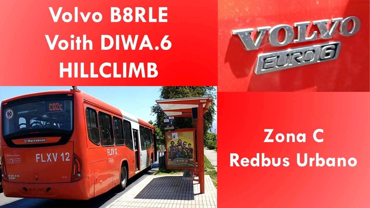 [HILLCLIMB] Volvo B8RLE - Voith DIWA.6 - Marcopolo Torino - Transantiago