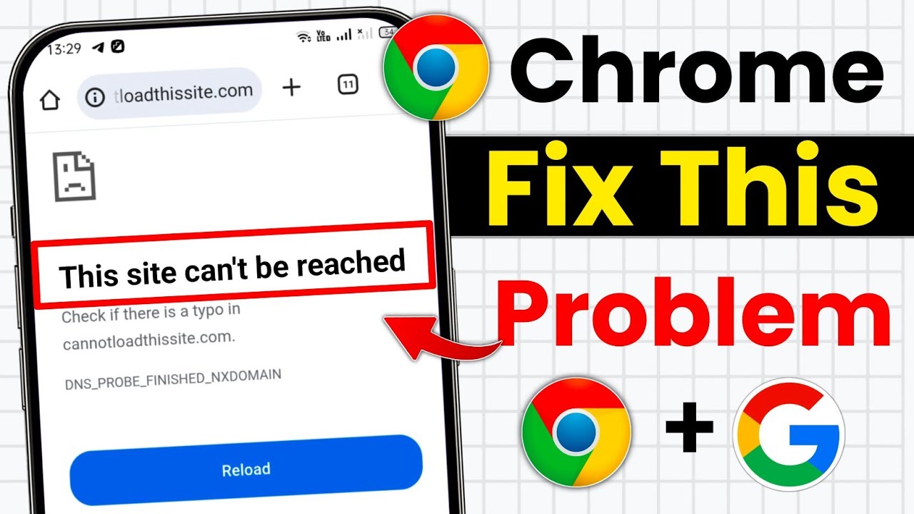 This Site Can’t Be Reached Problem in Chrome | Chrome Me Website Open Nahi Ho Raha Hai