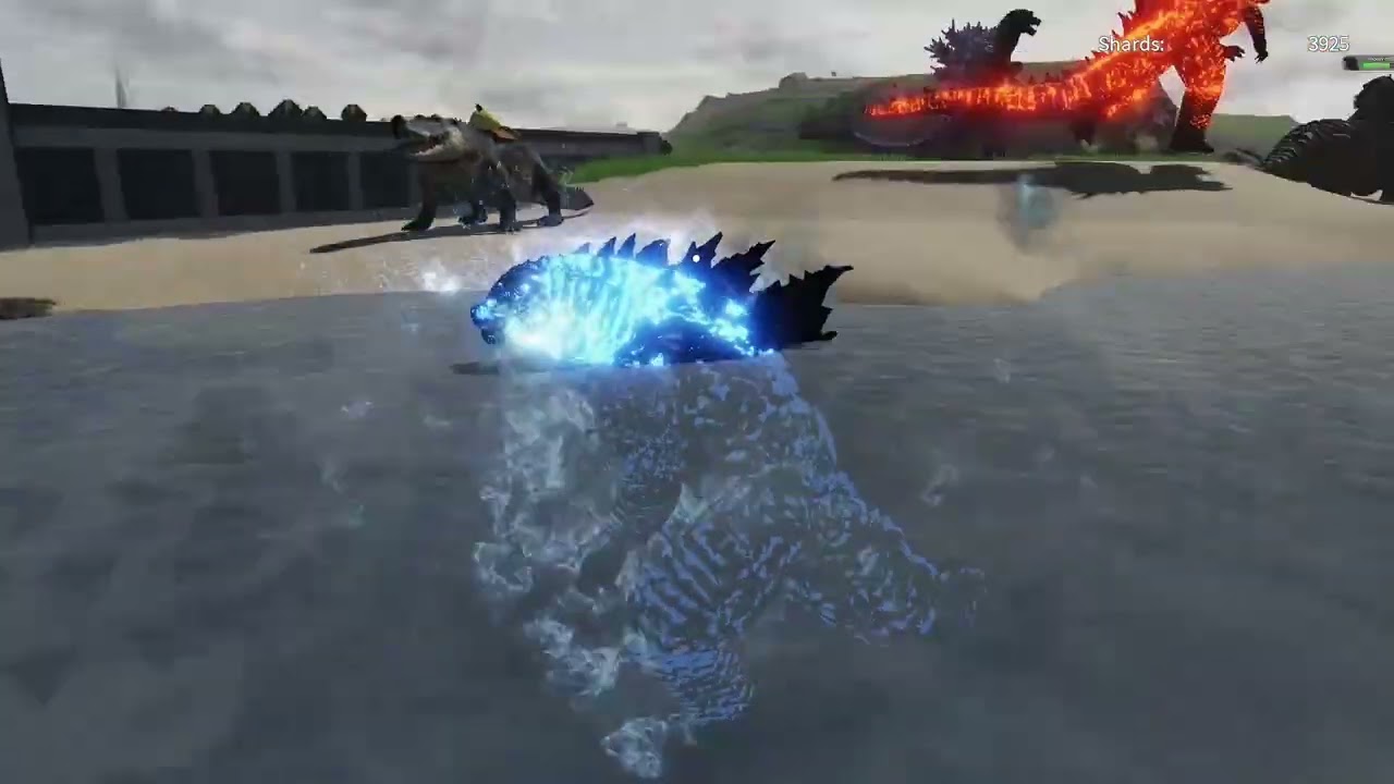 BLUE Godzilla evolved vs teams 