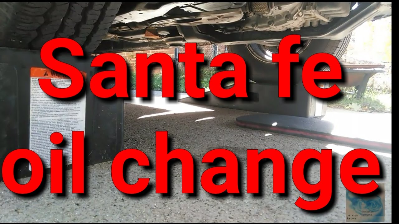 Замена масла Hyundai Santa Fe своими руками
