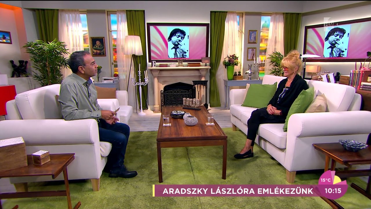 Aradszky László özvegye: Laci biztos, hogy lát és nem örül annak, hogy sírok - tv2.hu/fem3_cafe