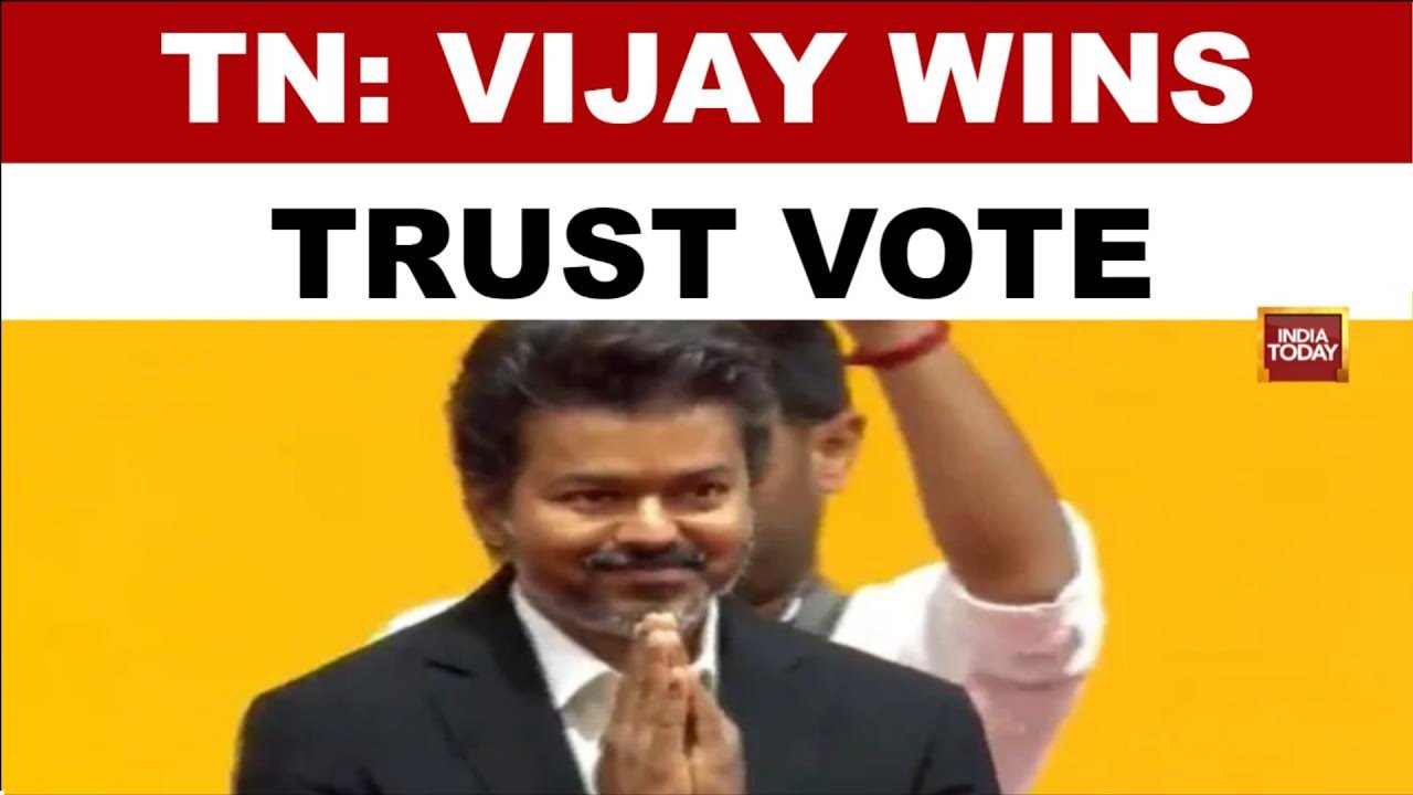 Tamil Nadu CM Vijay Wins Trust Vote With 144 MLAs Backing Confidence Motion In Assembly