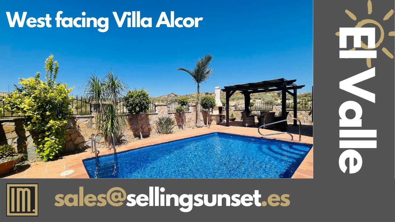 Selling Sunset Spain - West Facing Villa Alcor - El Valle Golf Resort - 325,000euros!