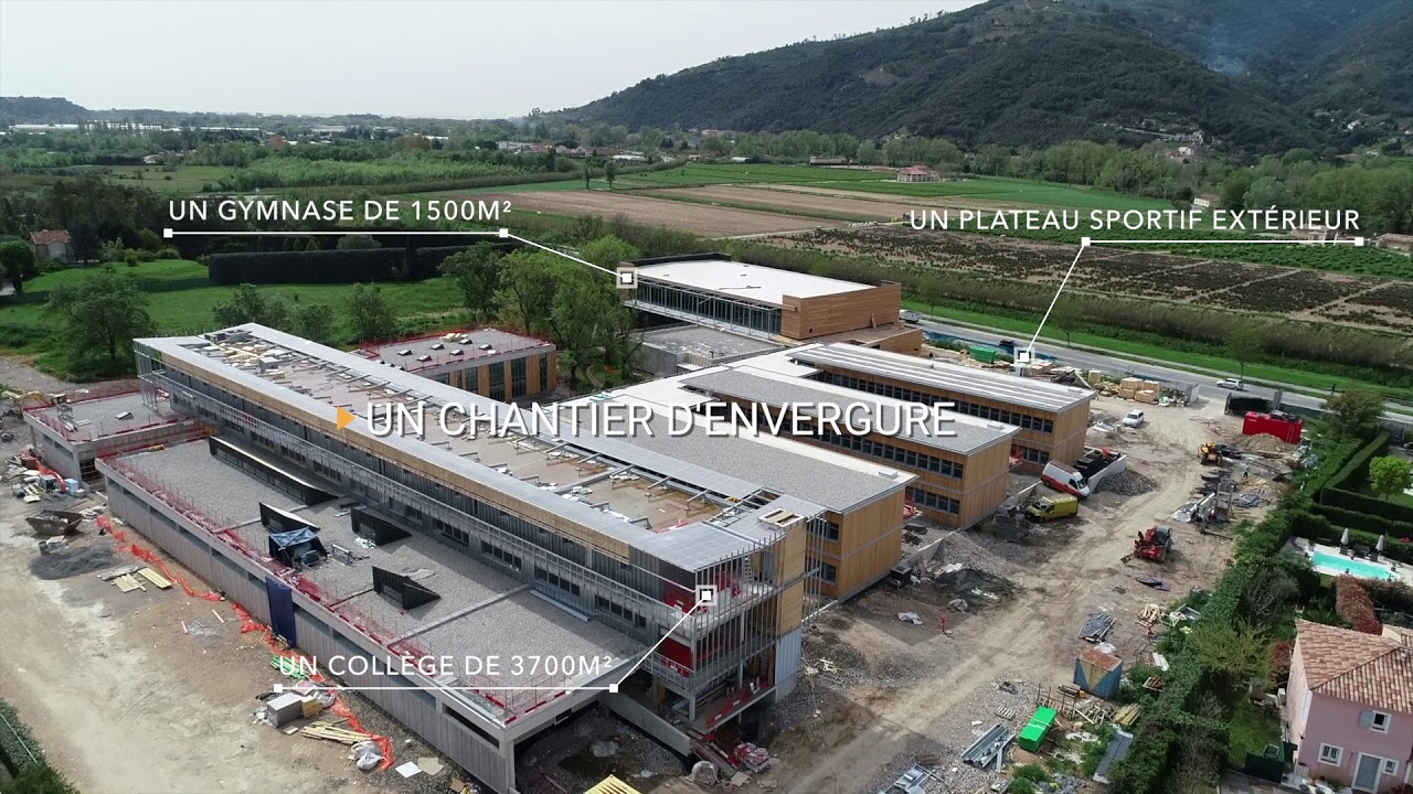 En septembre, le collège de Pégomas fera sa première rentrée scolaire !