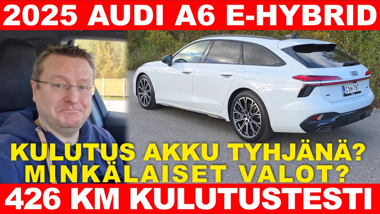 Audi A6 E-Hybrid quattro Avant kulutustesti