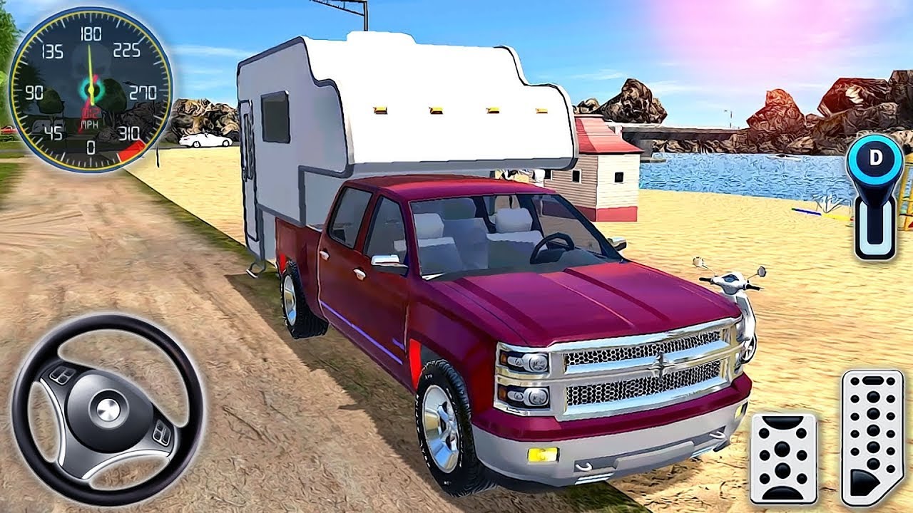 Summer Camper Island || Driving Van In City || Android Gameplay