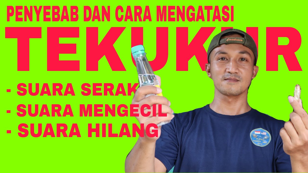 CARA MENGATASI SUARA TEKUKUR YANG SERAK