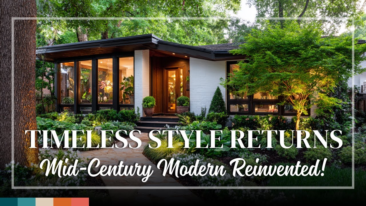 Mid Century Modern Revival &ndash; Iconic Designs Reimagined with Refined Contemporary Luxury 🏡