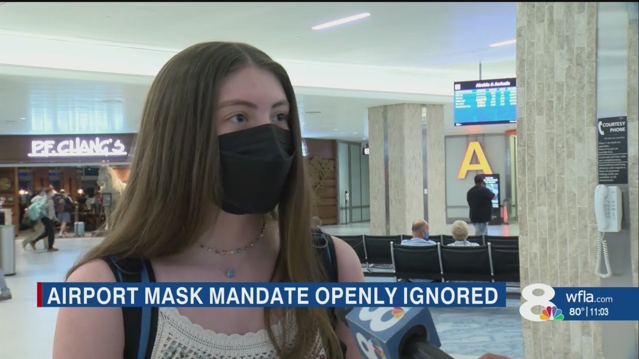 Tampa International Airport travelers weigh in on extended mask mandate at airports