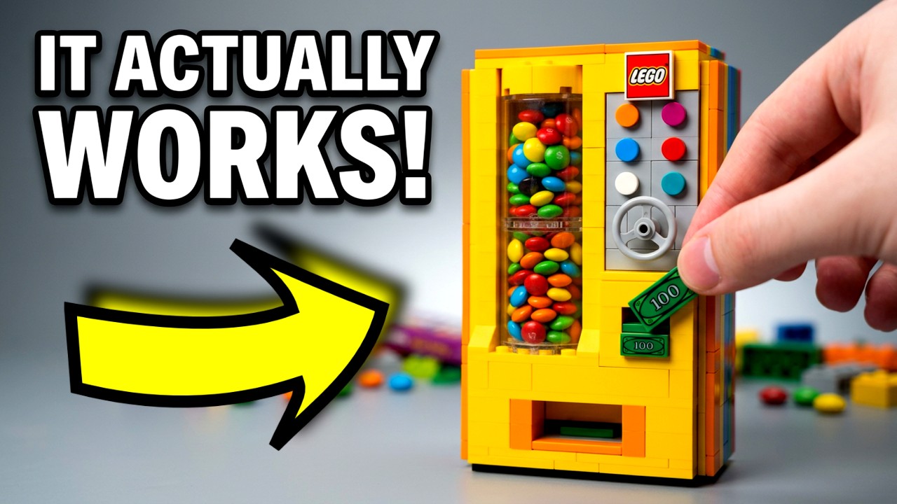 Automat LEGO wydaje słodycze | Szybka budowa