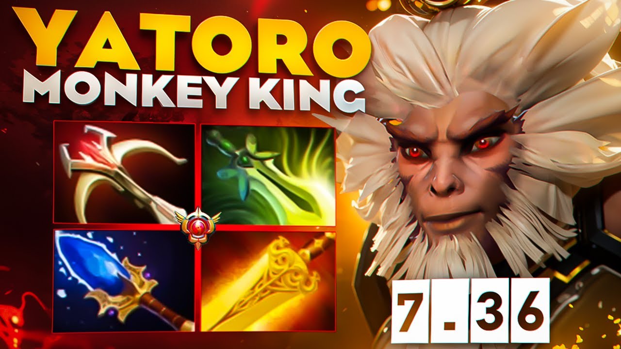 НОВЫЙ МОНКЕЙ КИНГ ОТ ЛУЧШЕГО КЕРИ🔥| Yatoro Monkey King 7.36a