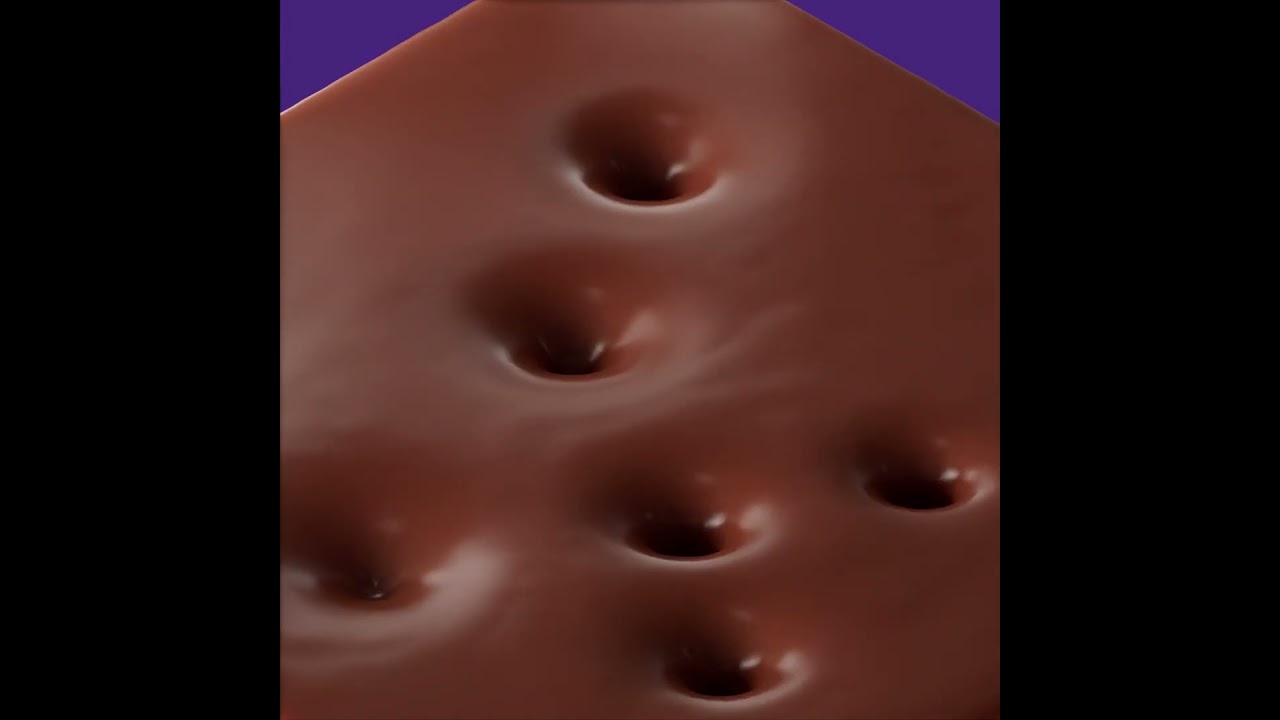 Nut Drop Chocolate - houdini fluid simulation