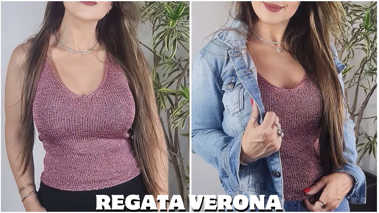 REGATA VERONA  - REGATA SEM COSTURA COM FIO ENCANTO SLIM!🌅🌅