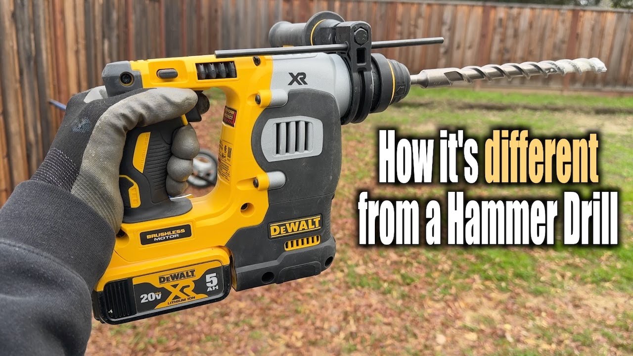Обзор и испытание бетонолома перфоратора DeWalt DCH273 20V SDS Plus.