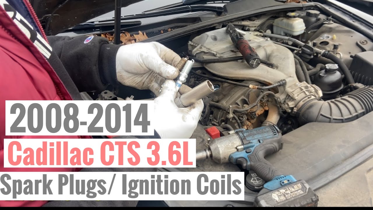 2008-2014 Cadillac CTS 3.6L Spark Plugs &  Ignition Coils Replacement 🚘💥