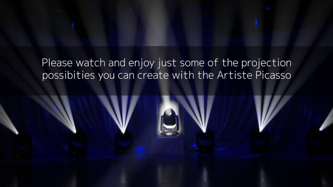Elation Professional - Artiste Picasso (Projection Demo)
