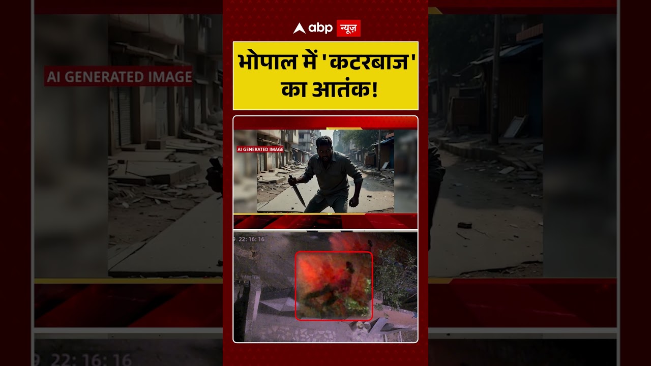 MP News: Bhopal में 'कटरबाज' का आतंक! | Crime News | Cutter Gang | Police Action | Shorts