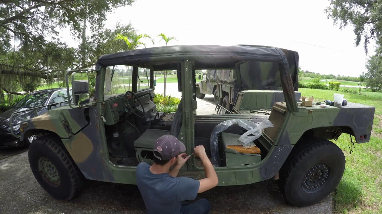 Two Door to Four Door Humvee conversion