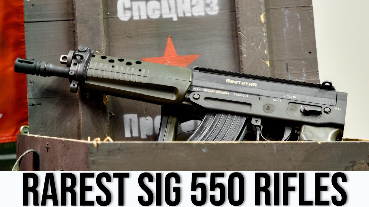 5 самых редких винтовок SIG 550 в истории (внутри швейцарского завода SIG)