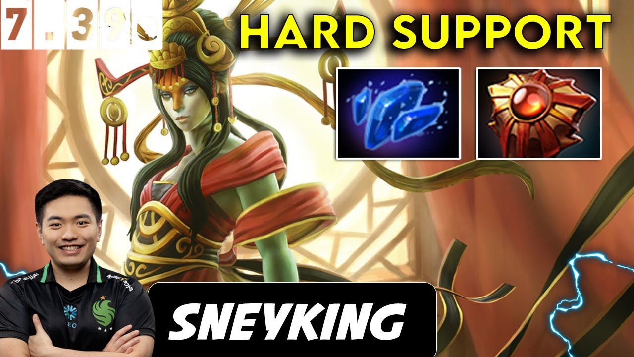 Sneyking Naga Siren Hard Support - Dota 2 Patch 7.39e Pro Player Full Gameplay