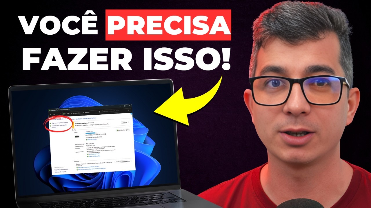 COMO CRIAR UM BACKUP DE SEGURANÇA DO WINDOWS (Passo a Passo)