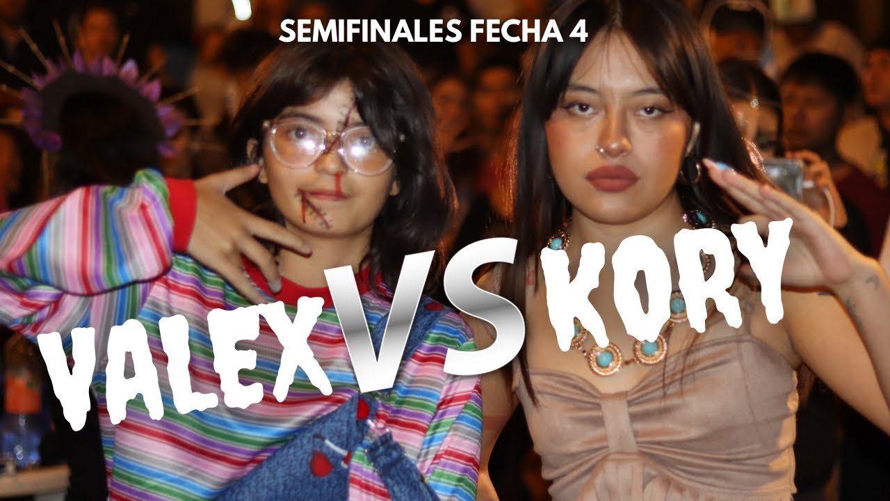☠️Valex vs Kory | Semifinales Estrellas Del Flow | Batallas de Freestyle Rap Femenil | #mujeres F4🇲🇽