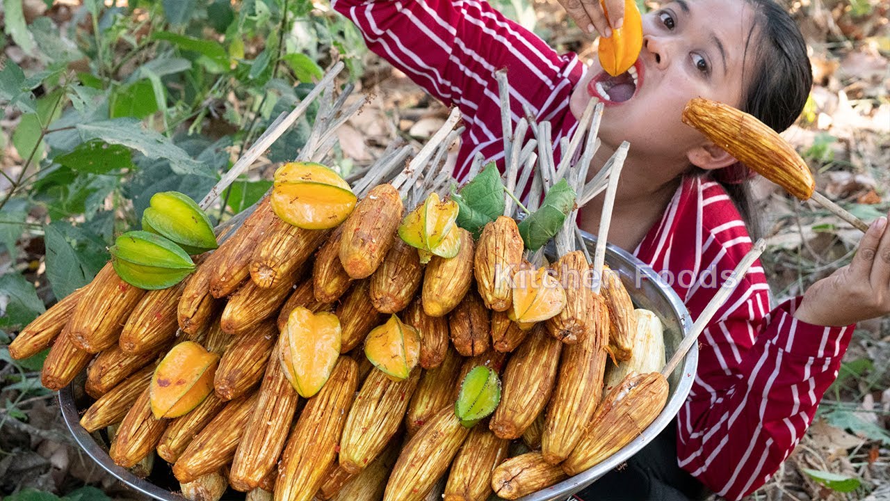 Eating Kapok Fruit & Urine of Weaver Ant to Remind 20 Years ago​​​ - Have you ever eaten that fruit?