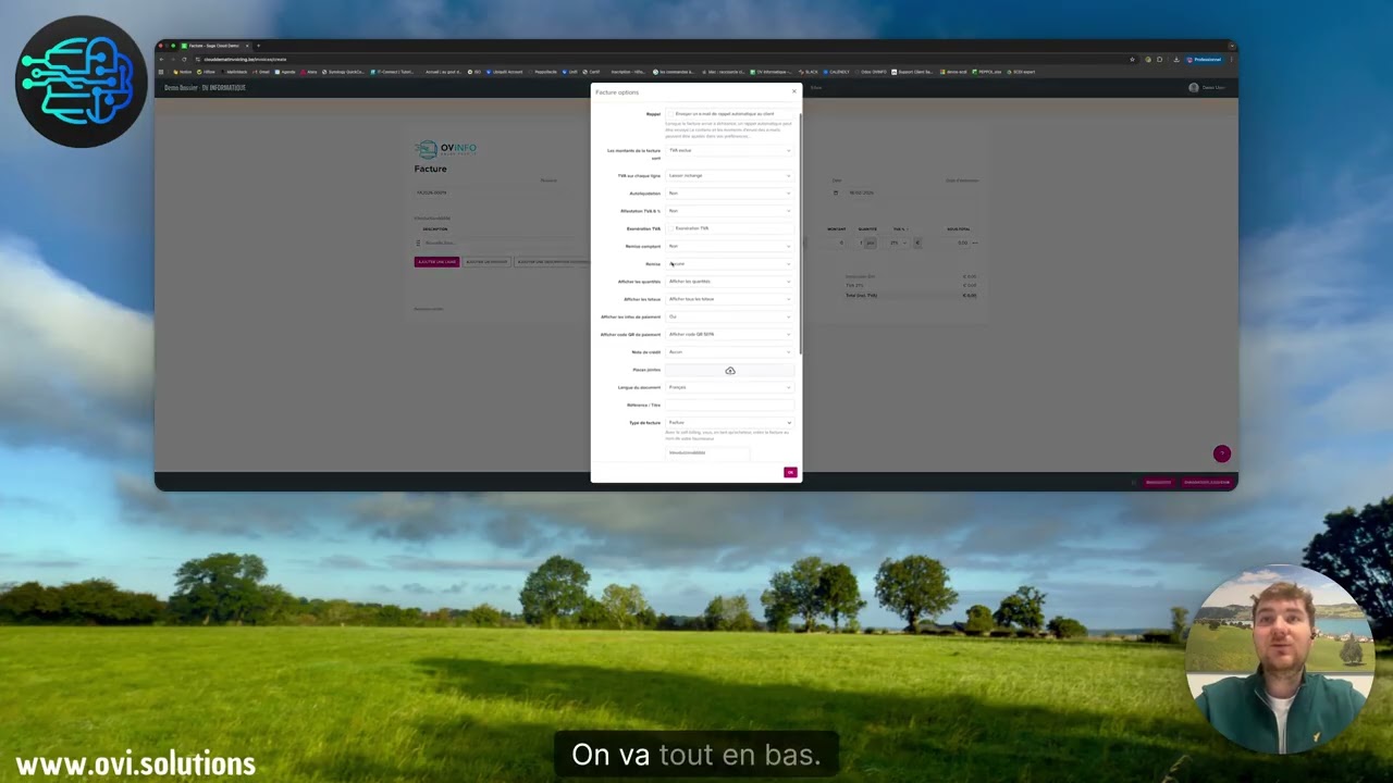 Comment créer une facture en self billing