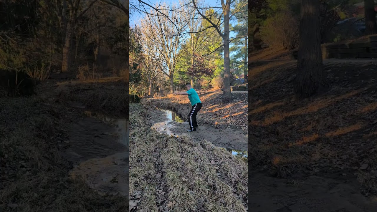 Qigong Warmup Near Stream 