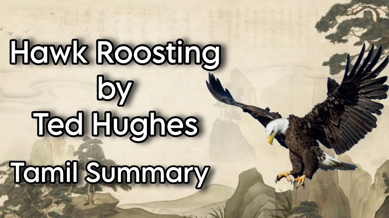 Hawk Roosting | Ted Hughes | Tamil Summary | Core I - Poetry | MA English | MS University