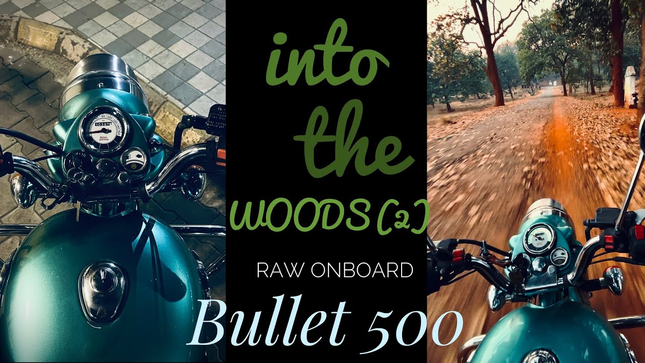 into the woods | RAW ONBOARD | Royal Enfield Classic 500 |POV | ASMR | pure ride | 