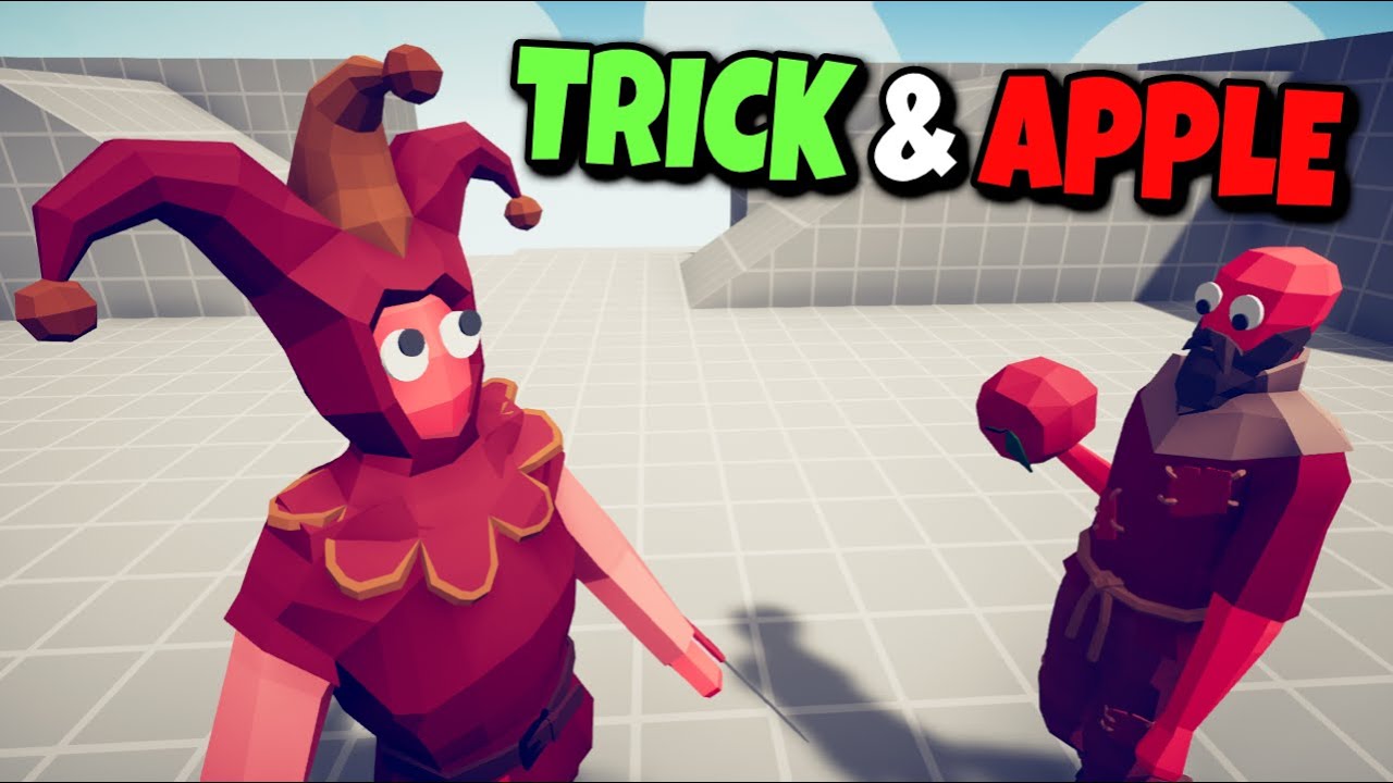 TRICK & APPLE🍎 JESTER & APPLE THROWER vs EVERY FACTION - Totally Accurate Battle Simulator TABS