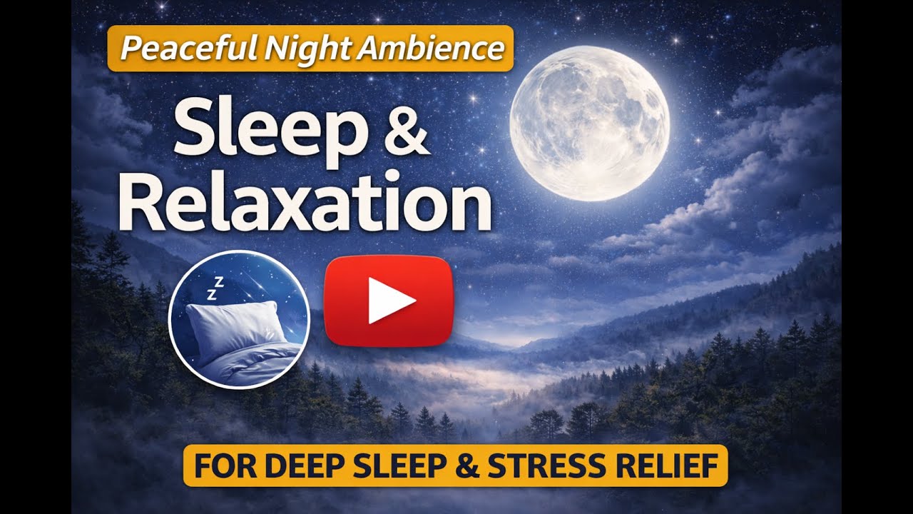 🌙 Peaceful Night Ambience for Sleep & Relaxation 🌌