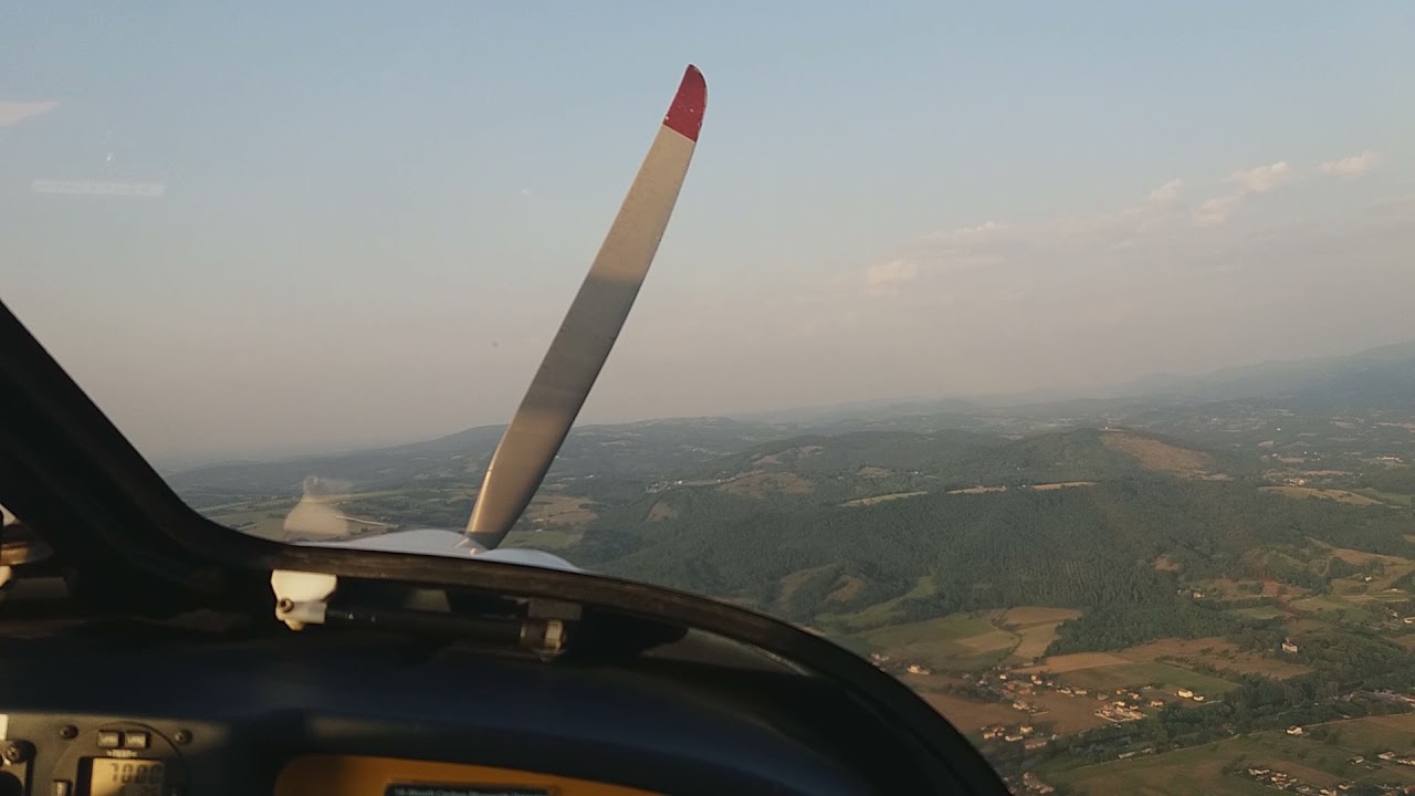 Exercice panne moteur. ULM Ekolot jk-05 junior. Saint-Girons.