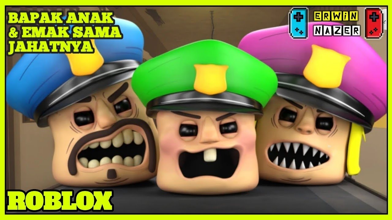 Kabur Dari Kejaran Bapak Emak & Anak Roblox