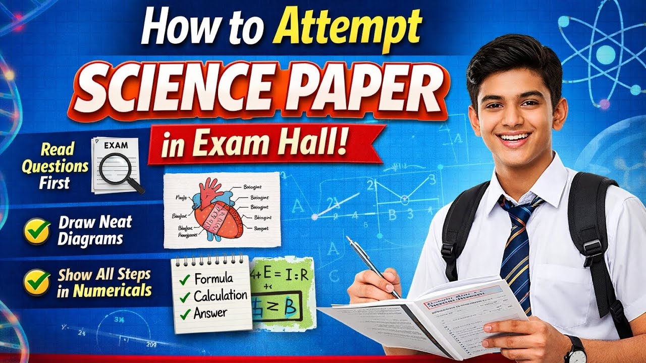 Science - Last Minute Tips|| Paper Presentation ✍️|| How to attempt Paper Class -10th