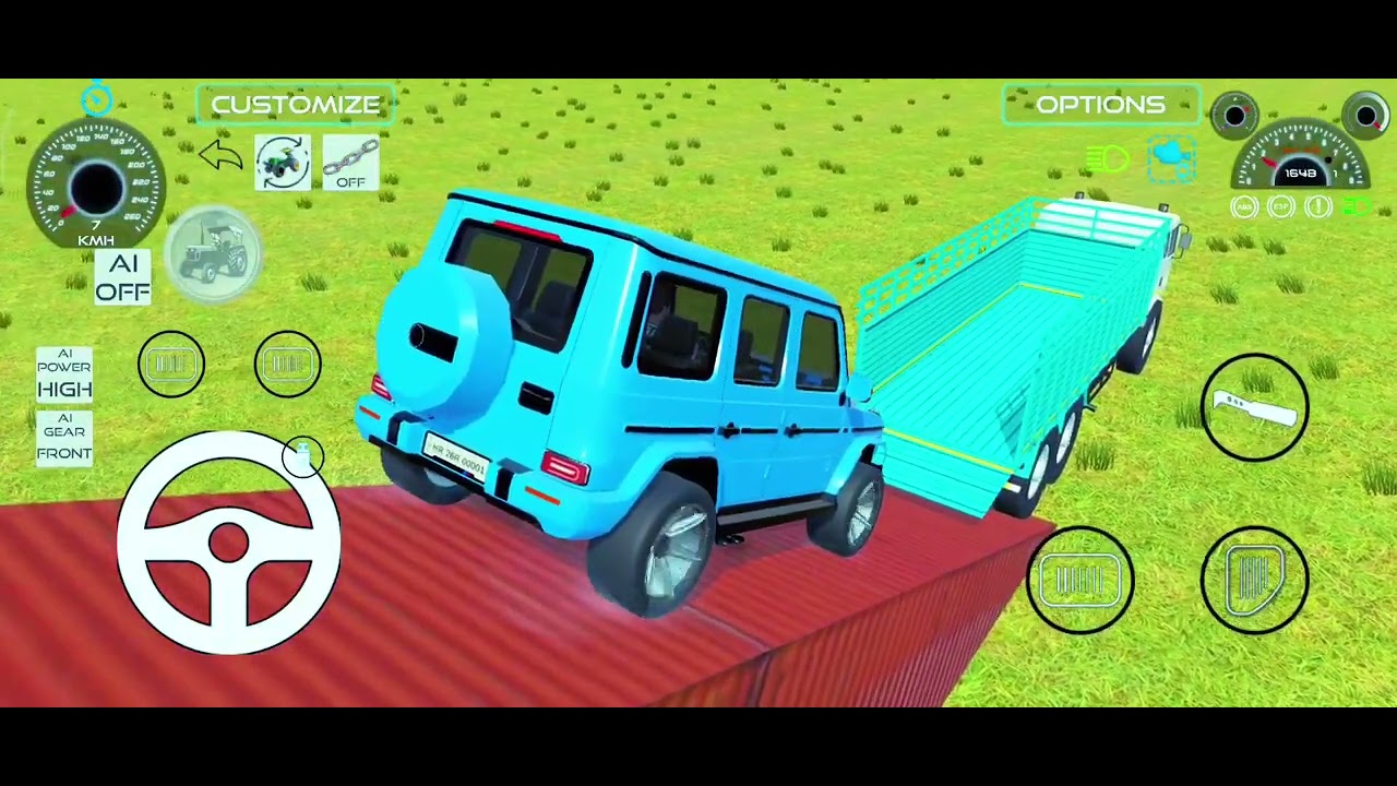 Drive JCB and Unloading Stone From Tractor and Truck in Game🔥 #truck #jcb #tractor 2