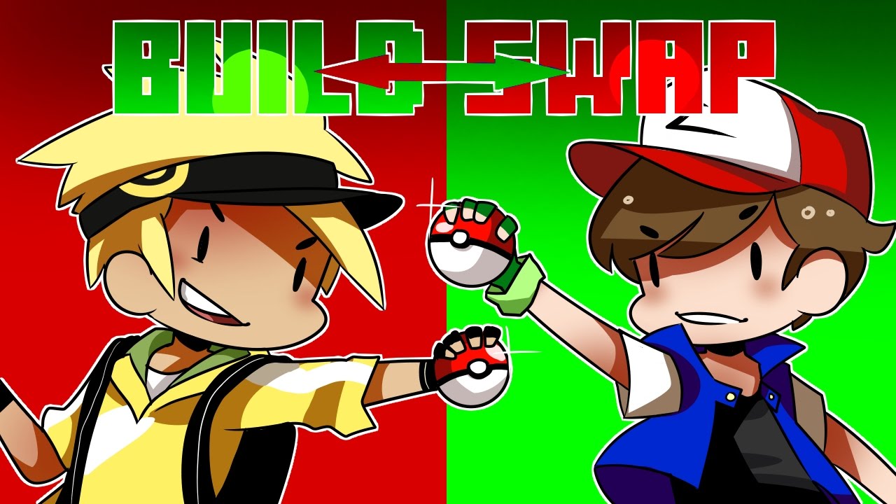 Minecraft Pokemon BUILD SWAP!