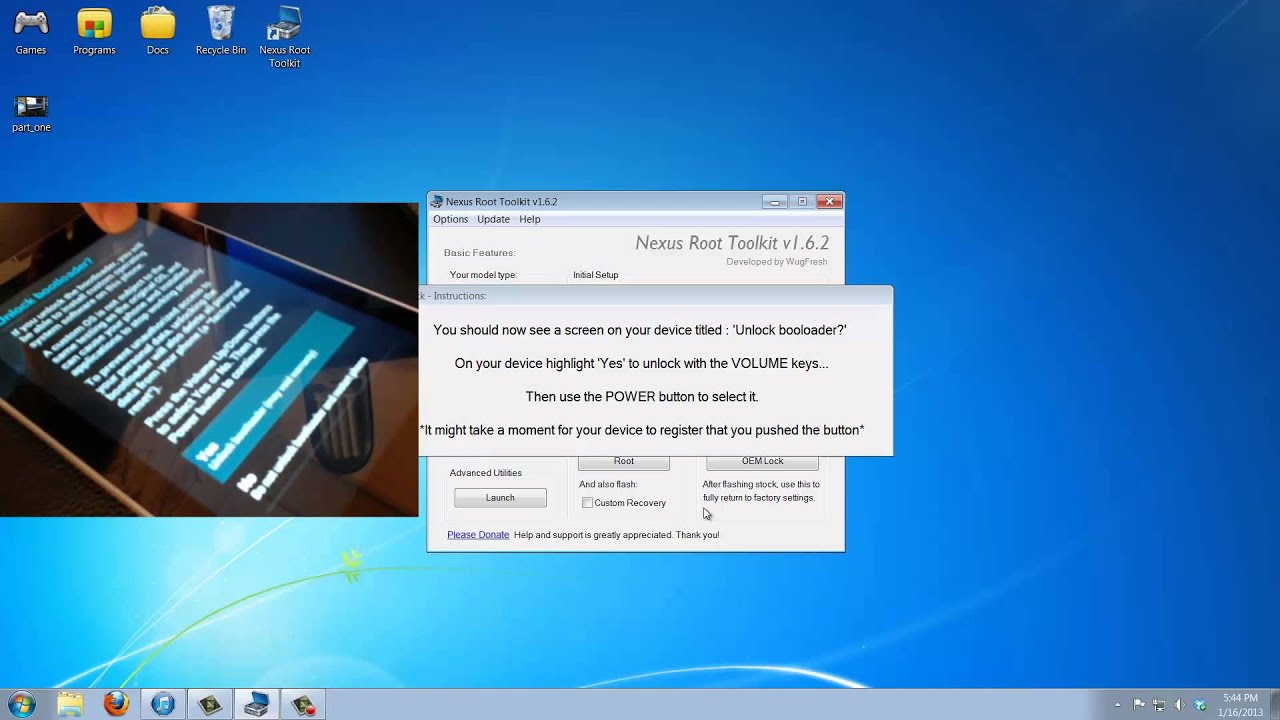 Easily Unlock and Root Your Nexus 7 using Nexus Root Toolkit