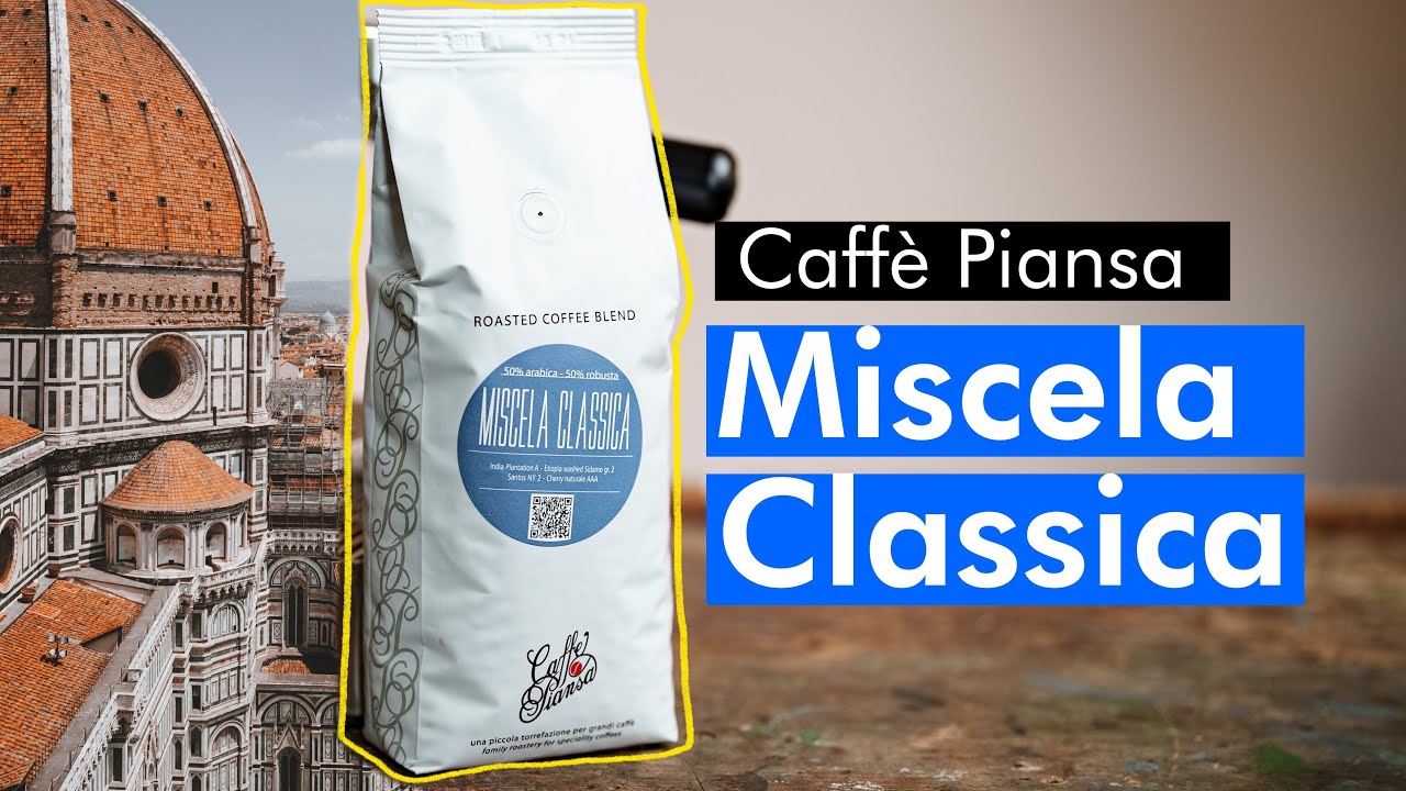 Piansa Classica - eleganter & kr&auml;ftiger Kaffee aus Florenz