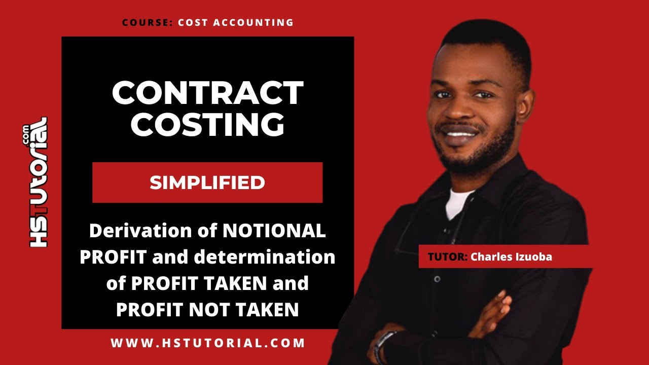 Contract Costing - Ex 1 - Notional Profit