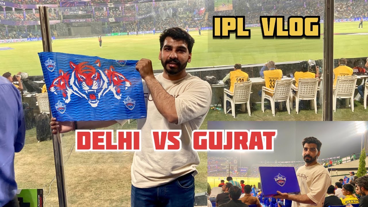 FIRST IPL MATCH | Most EXPENSIVE IPL Ticket? | Live From Arun Jaitley Stadium | DC vs GT Match Vlog
