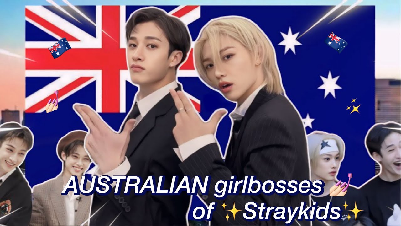 STRAYKIDS Australian line being girlbosses (chanlix)